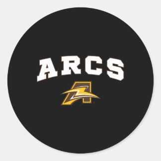 Charles F Brush High School Arcs Classic Round Sticker