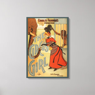 Charles Frohman's Production, The Circus Girl 2 Canvas Print