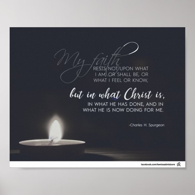 Charles H. Spurgeon - in Christ alone Poster (Front)