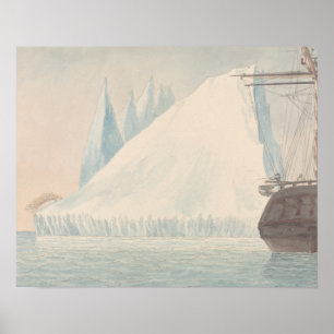 Charles Hamilton Smith - An Iceberg and Polar Bear Poster