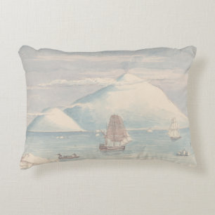 Charles Hamilton Smith - Beaufort Island and Mount Decorative Cushion