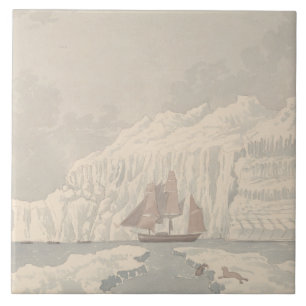 Charles Hamilton Smith.- Iceberg in Baffin's Bay Tile