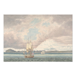 Charles Hamilton Smith - Icy Bay and Mount Photo Print