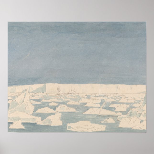 Charles Hamilton Smith - Part of the South Pole Poster (Front)
