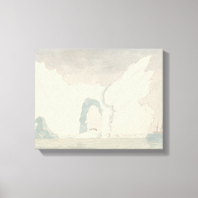Charles Hamilton Smith - Remarkable Iceberg Canvas Print (Front)