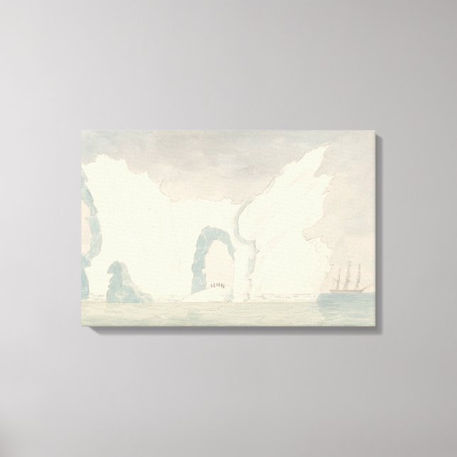 Charles Hamilton Smith - Remarkable Iceberg Canvas Print (Front)