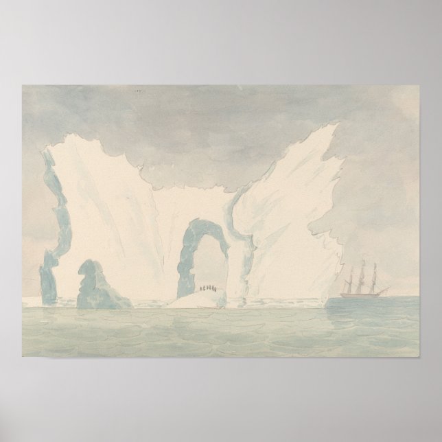 Charles Hamilton Smith - Remarkable Iceberg Poster (Front)