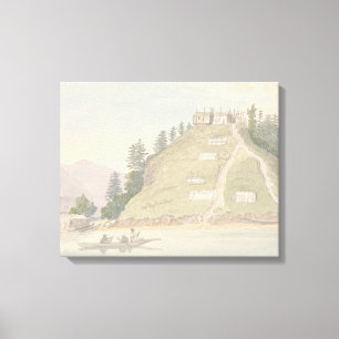 Charles Hamilton Smith -Village of Friendly Indian Canvas Print