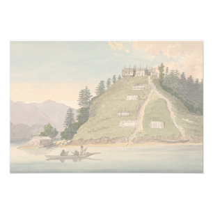 Charles Hamilton Smith -Village of Friendly Indian Photo Print