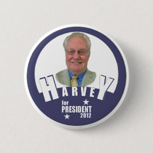 Charles Harvey for President 2012 6 Cm Round Badge