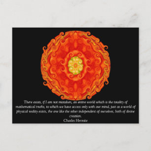 Charles Hermite quotation about math and truth Postcard