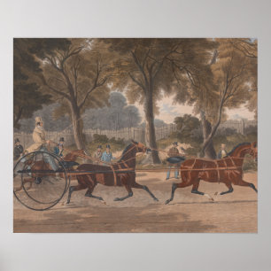 Charles Hunt - Extraordinary Trotting Match Poster