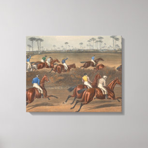 Charles Hunt - Leamington Grand Steeple Chase Canvas Print