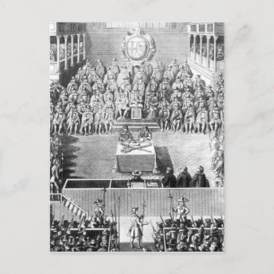 Charles I before the High Court of Justice Postcard
