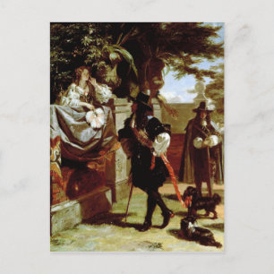 Charles II  and Nell Gwynne Postcard
