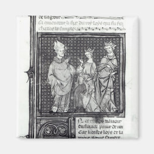 Charles III the Simple with his wife and his Magnet