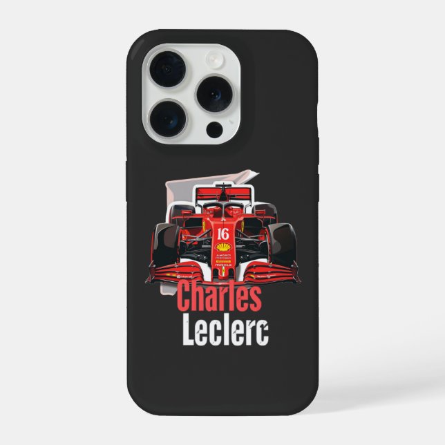 Charles Leclerc, Formula 1 iPhone Case (Back)