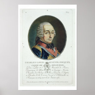 Charles-Louis-Auguste Fouquet (1684-1761) from 'Po Poster