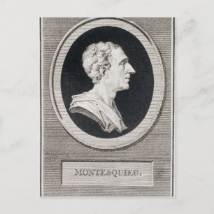Charles Louis de Secondat, Baron de Montesquieu Postcard