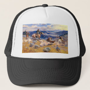 Charles M. Russell's Loops and Swift Horses (1916) Trucker Hat
