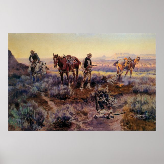 Charles M. Russell's Paying the Fiddler (1919) Poster (Front)