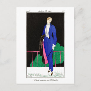 Charles Marin Fashion Holiday Postcard