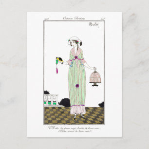 Charles Marin Fashion Holiday Postcard