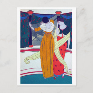 Charles Marin Fashion Holiday Postcard