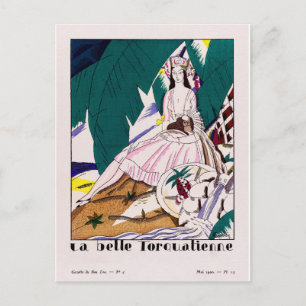Charles Marin Fashion Holiday Postcard