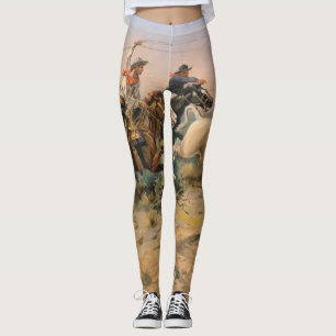 Charles Marion Russell - Herd Quit Leggings