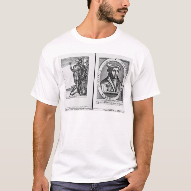 Charles Martel  and Martin Luther T-Shirt (Front)