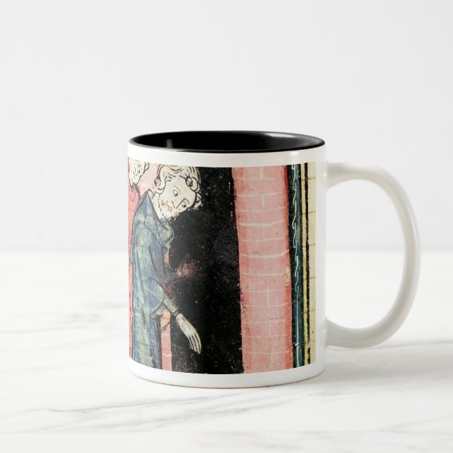 Charles Martel looks after punishment Two-Tone Coffee Mug (Right)