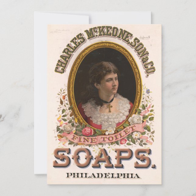 Charles McKeone, Son & Co., Antique Soap Ad (Front)