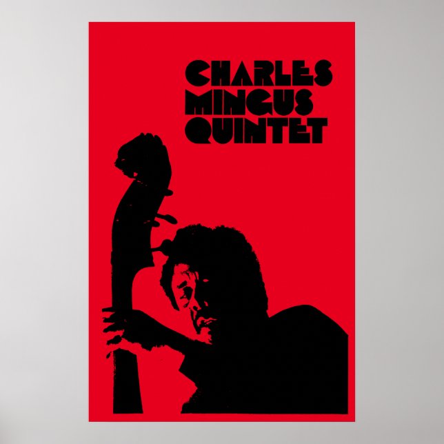 Charles Mingus Quintet Jazz Vintage  Poster (Front)
