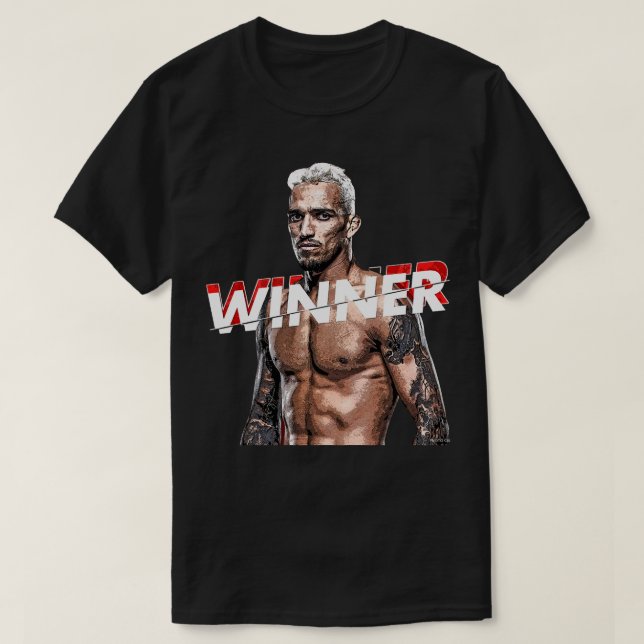 Charles Oliveira Winner lightweight Classic Tshirt (Design Front)