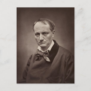 Charles Pierre Baudelaire Portrait Étienne Carjat Postcard