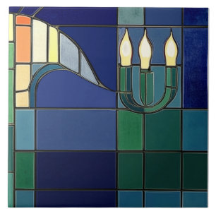 Charles Rennie Mackintosh Candles – Right Side Tile