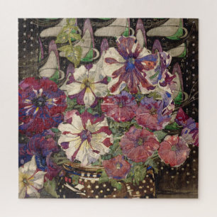 Charles Rennie Mackintosh - Petunias Jigsaw Puzzle