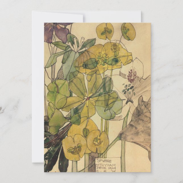 Charles Rennie Mackintosh - Spurge With Yham 1909 (Front)