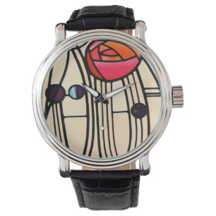 Charles Rennie Mackintosh Stained Glass Watch