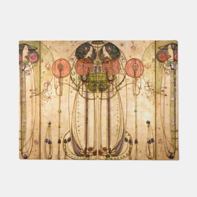 Charles Rennie Mackintosh The Wassail Doormat (Front)