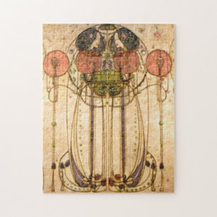 Charles Rennie Mackintosh The Wassail Jigsaw Puzzle