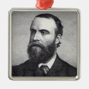 Charles Stewart Parnell Metal Tree Decoration