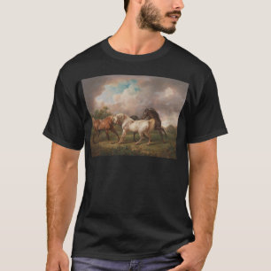 Charles Towne Art Painting Oil Horses Destiny T-Shirt