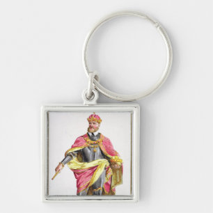 Charles V (1500-58) from 'Receuil des Estampes, re Key Ring