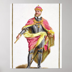 Charles V (1500-58) from 'Receuil des Estampes, re Poster