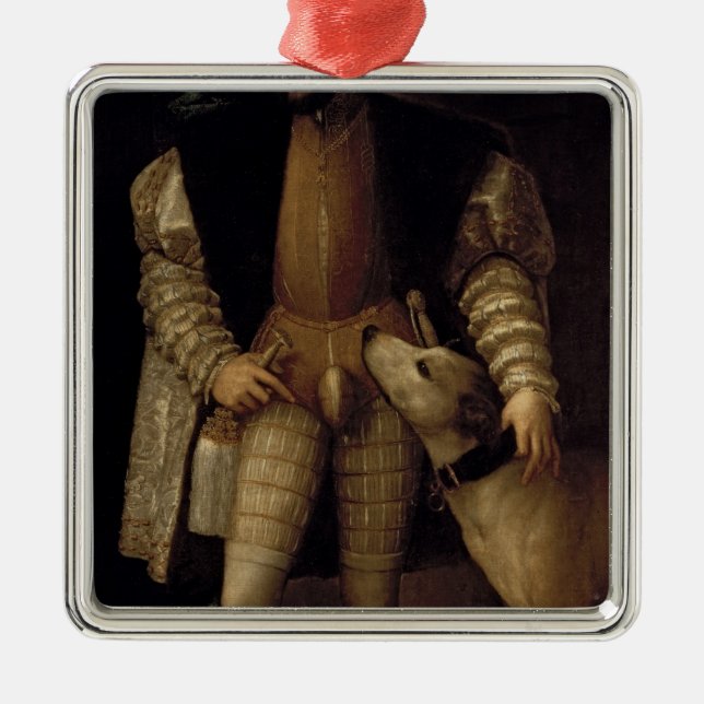 Charles V Metal Tree Decoration (Front)