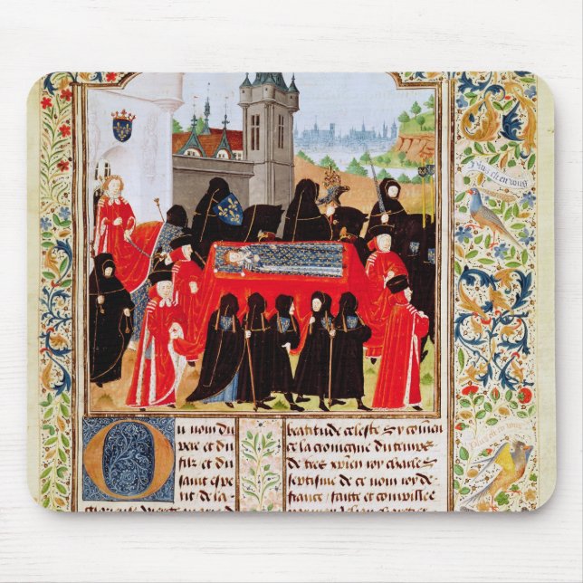 Charles VI of France's funeral Mouse Pad (Front)
