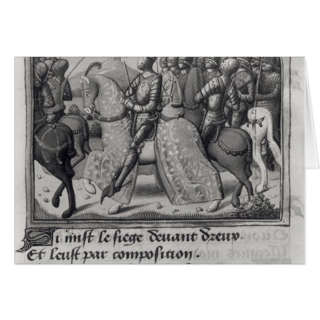 Charles VII  and Joan of Arc at the Siege of (Front Horizontal)