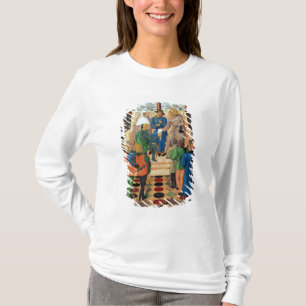 Charles VII giving a document to Joan of Arc T-Shirt